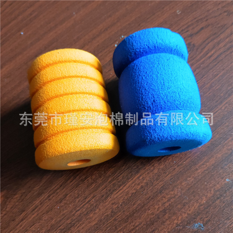 供应 NBR手柄套研磨橡塑管 健身器材手把套泡棉管双色发泡握把