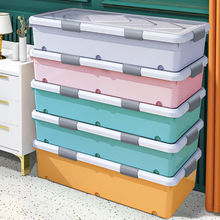 床底收納收納箱扁平大容量儲物箱宿舍好物床下整理塑料箱帶輪家居