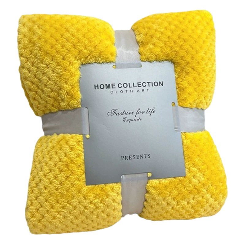 Плед с ананасом, фланелевое одеяло, офисное одеяло для сна, одеяло с кондиционером, коралловое бархатное утолщенное бархатное одеяло, оптовая продажа