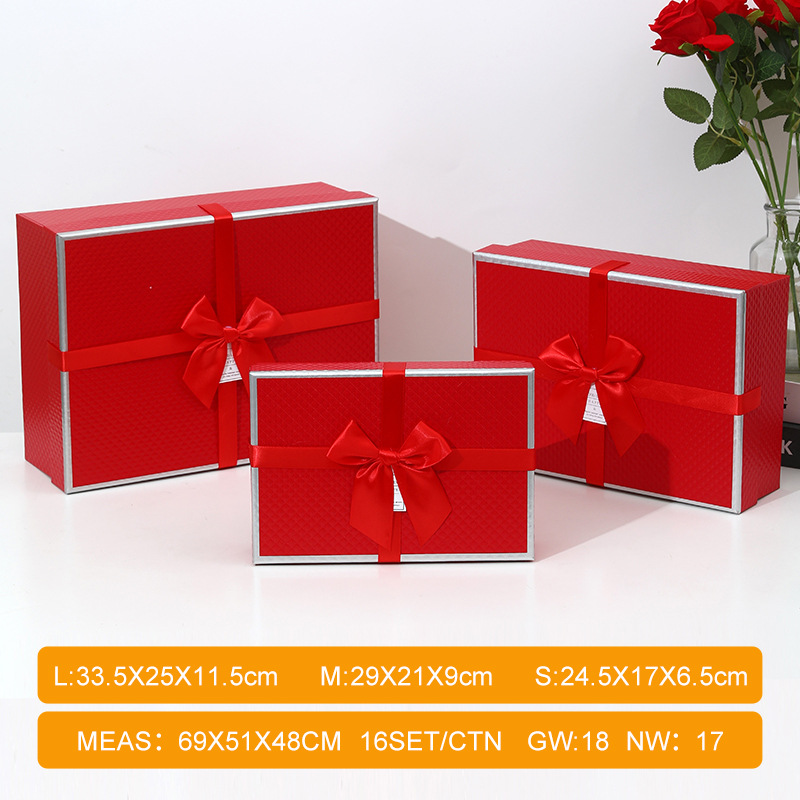 Caja de Regalo Rectangular con Tapa de Cartón Gris para Regalos image 11