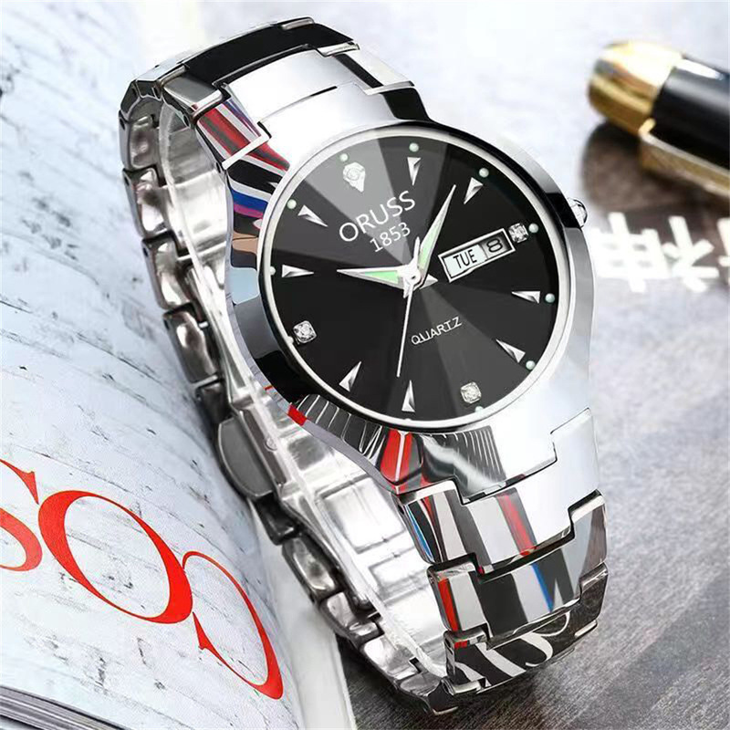 24 Years Explosive Niche Design Fashion Men's Watch Durable Light Luxury Waterproof Quartz Watch