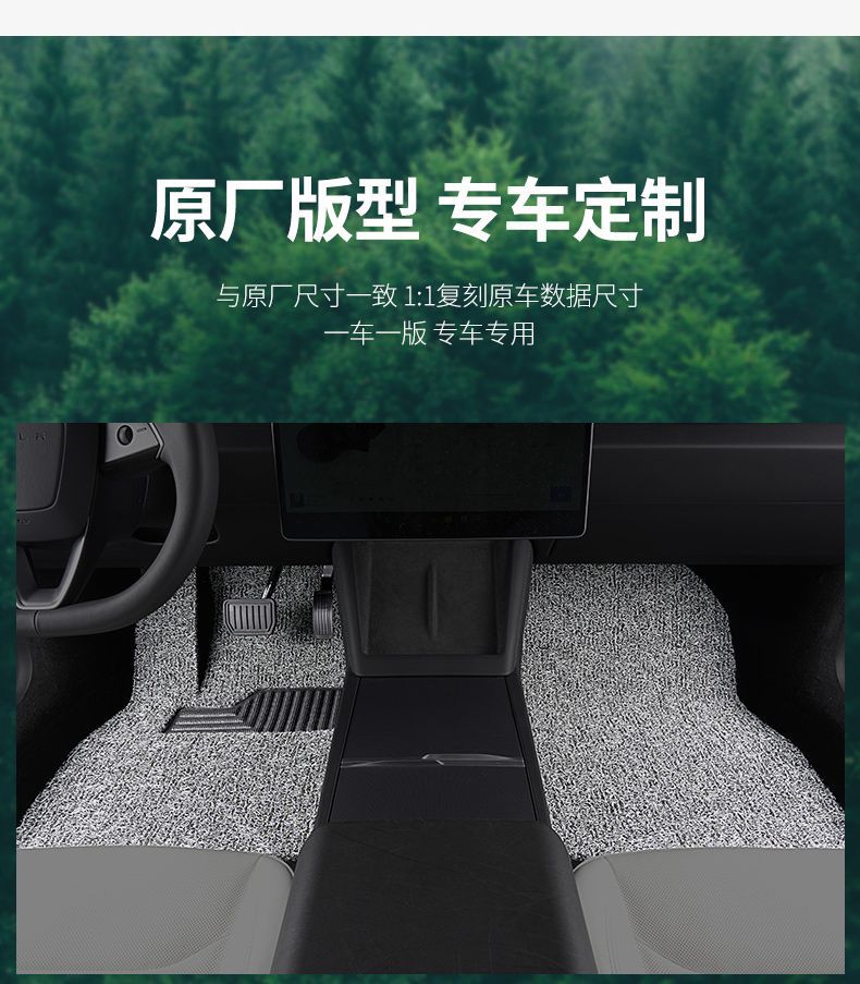Suitable for Xpeng G3P7+ Mona M03 Car G6 Floor Mats P5 Wire Loop G9 Mat G3I Driver and Passenger Rear Seat Single Mat
