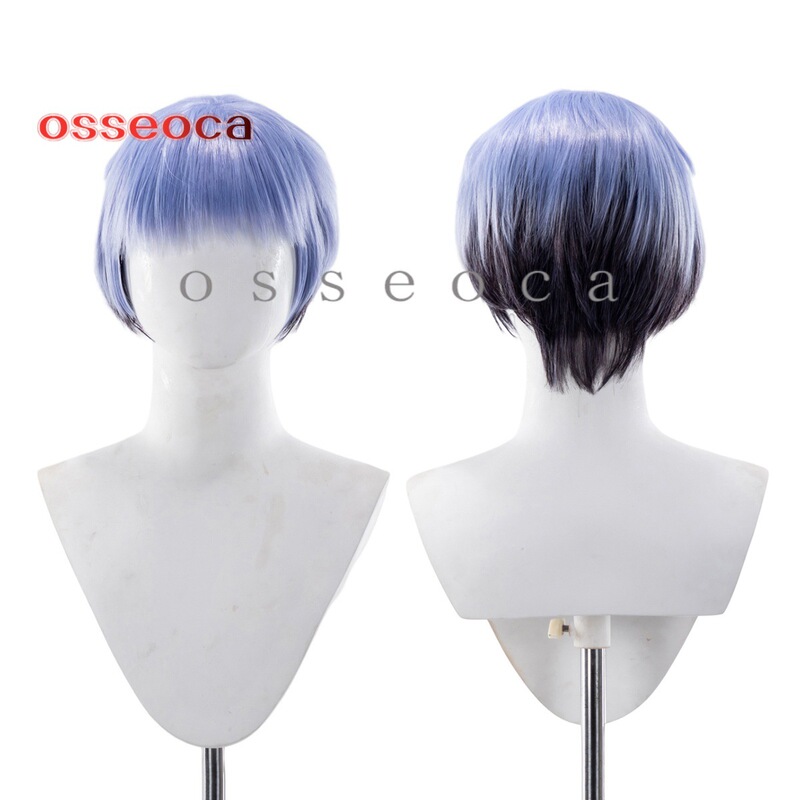 Osseoca Tokyo卍Avengers Matsuura Takumi Cos Wig Rebirth Blue and Black Stitching Osseoca Tokyo卍Avengers Matsuura Takumi Cos Wig Rebirth Blue and Black Stitching