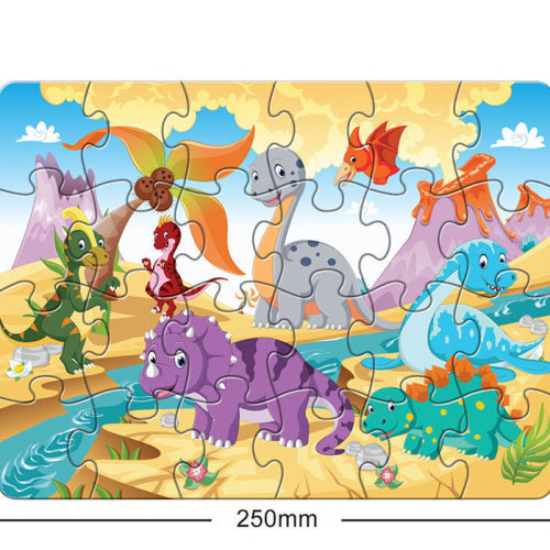 24-piece puzzle children's early education educational leisure toys baby enlightenment large puzzle toy baby enlightenment teacher