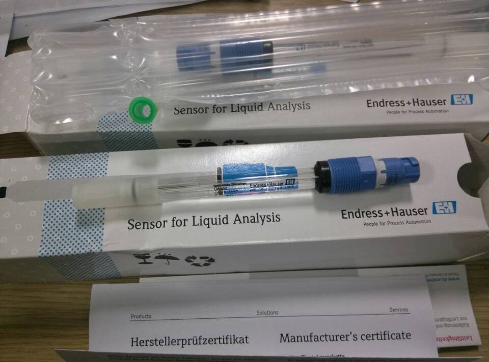 pH氧化还原测量CPS11-2BA2ESA数字电极全新原装正品德国E+H