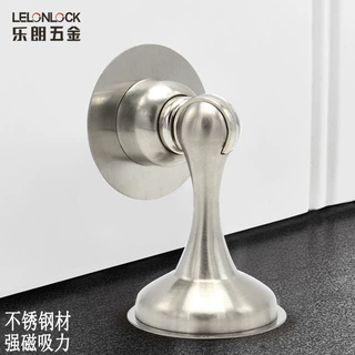 工厂定制304不锈钢免打孔强磁门吸 房门防撞门碰 卫生间强磁门挡