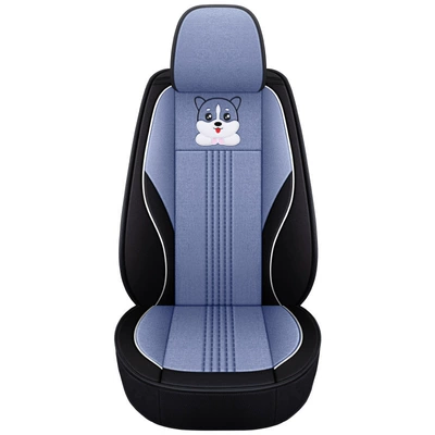 Wholesale customized linen cartoon seven-seat Modelə uyğun (Original) oturacaq örtükləri - bls-sky-blue-single-seat-standard-version-1