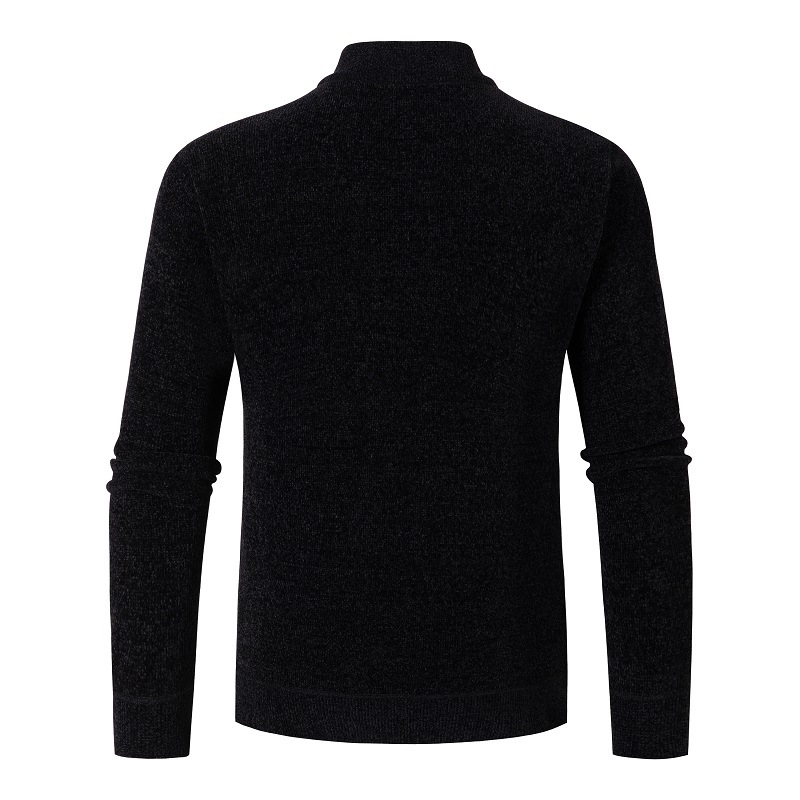 Detail of Men's Thickened Chenille Sweater