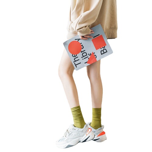 Stockings for women in spring, summer and autumn Korean style mid-tube velvet pile socks thin Japanese in versatile candy solid color ice socks