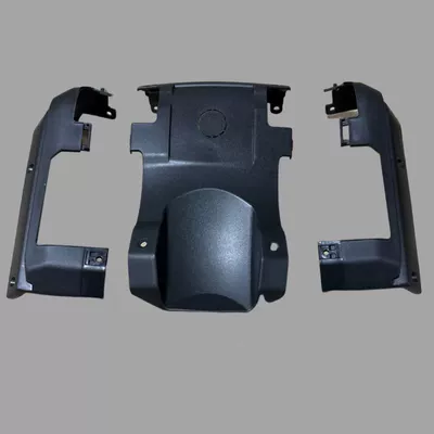 Electric vehicle fender of plastic parts, all-season national standard - 0709-universal-rear-three-piece-set