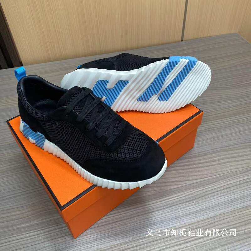 H Brand 2025 New Sports Shoes for Men, Breathable Cowhide Leather Couple Style Men's Shoes, Fashionable Sneakers for Women, Cross-Border River-Tracing Shoes