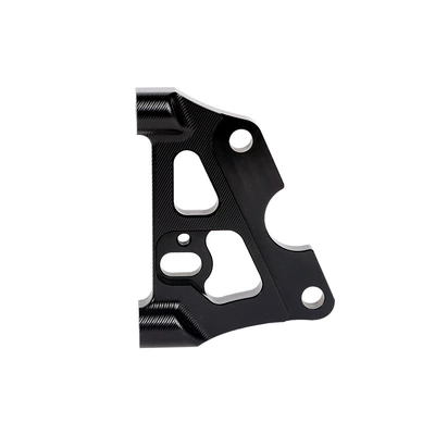 UF2 adapter large radius caliper mount 220/245 suitable for MSP front fork/inverted front shock absorber UF2/MDF2 (Other brake systems) - uf2-radiation-code-black-220-right-side