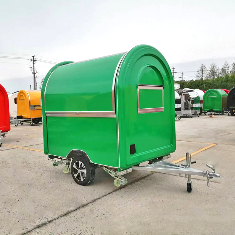 拖挂式美式餐饮房车多功能早餐车保温送餐车麦车工厂供应