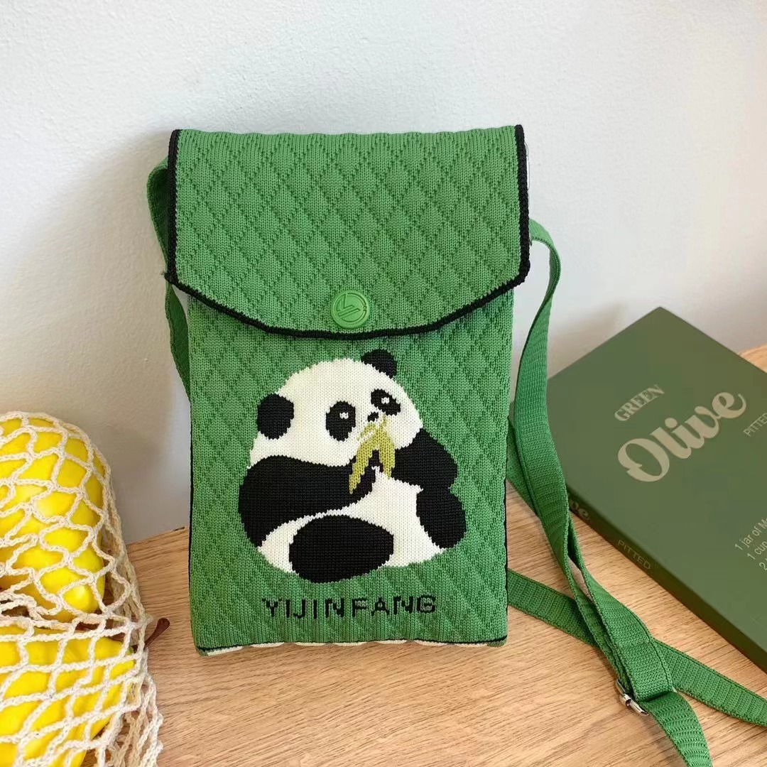 Small design cute knitted small bag