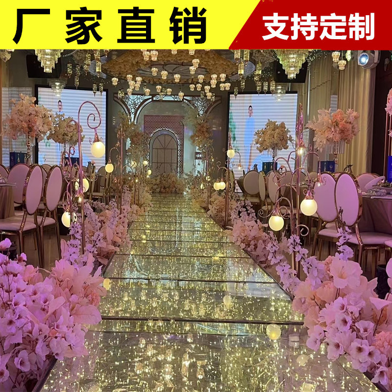 Wedding props, T-stage, runway, circular filament, starlight stage, wedding hall stage