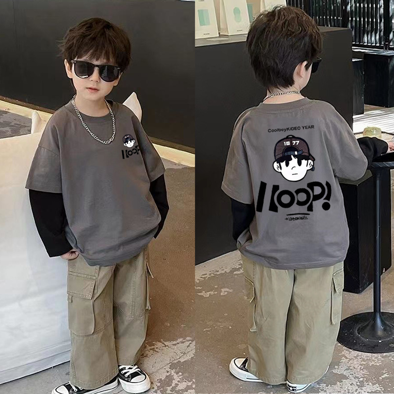 그레이 인서트와 블랙 슬리브 [IIOOP 보이-블랙 전후 사진]