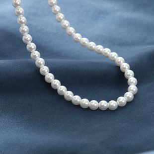 New Baroque Pearl Necklace Fashion Light Luxury Retro Simple Elegant Neck Chain Women's Collarbone Chain Manufacturers