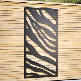Cnc Laser Cutting Guardrail Partition Screen Hollow Metal Decorative Panel Galvanized Sheet Outdoor Partition Background Panel