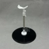 4-point black stand with thick rubber base
