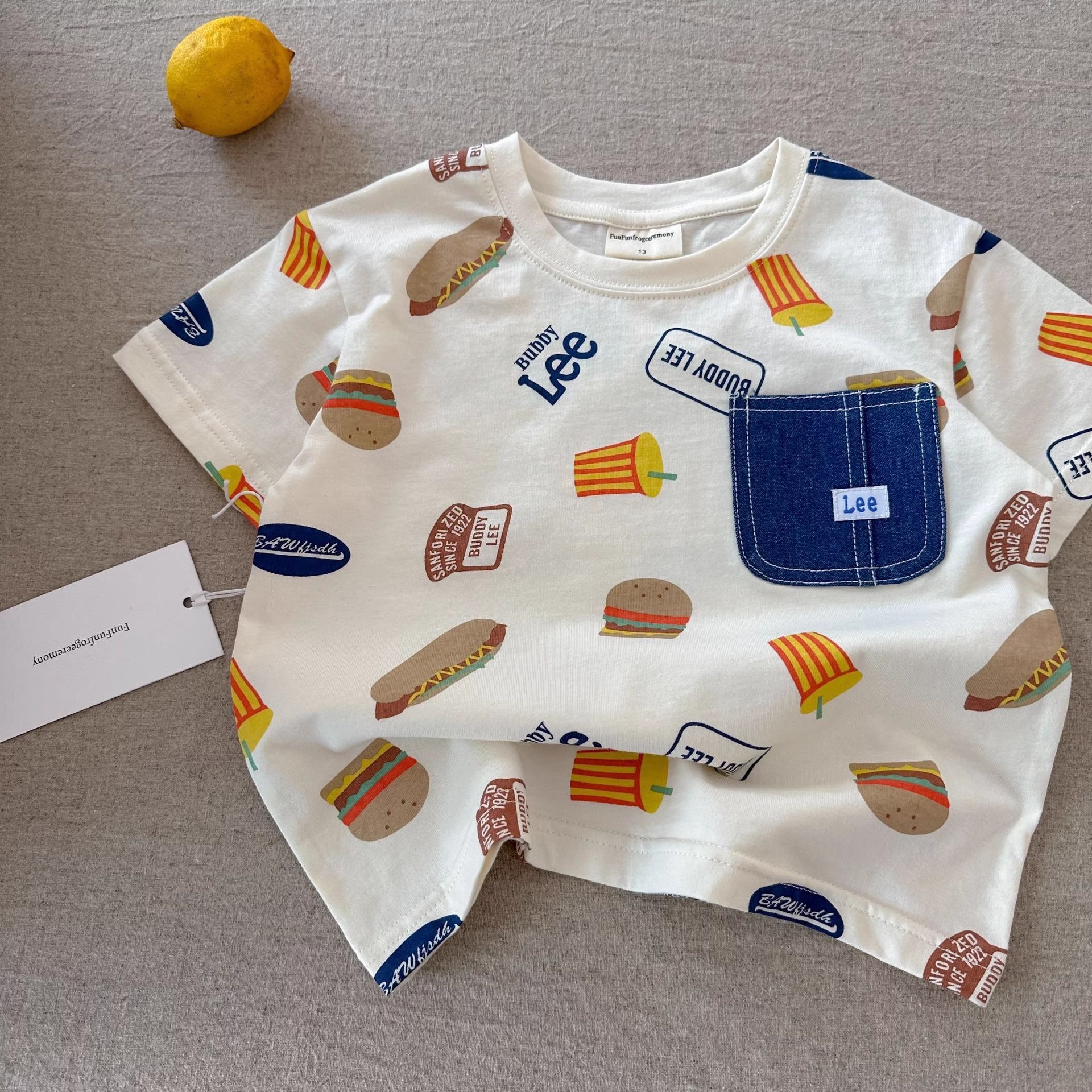 Children's summer thin short sleeve T-shirt