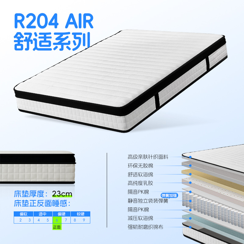 R204 air 압축 롤 패키지로 배송됨