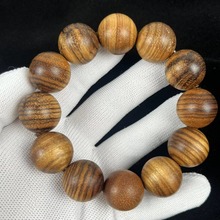 景区摆摊货源批发沉香木黄棋楠手串自然带药香佛珠手串原木手链