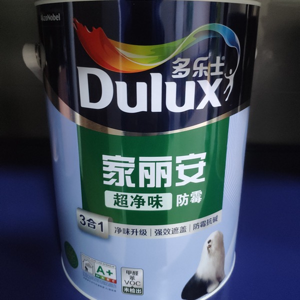 多乐士家丽安超净味防霉3合1墙面漆5L/18L家装家用室内墙面漆