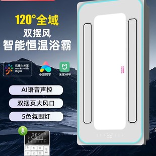 Good wife wind heating bath lamp heating integrated ceiling exhaust fan lighting integrated bathroom bathroom double warm air