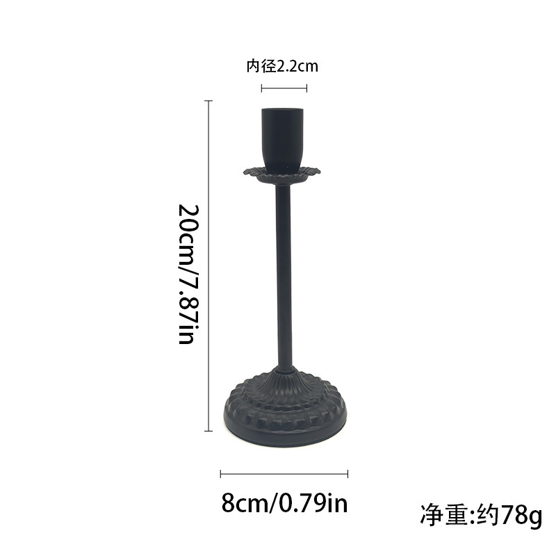 跨境欧式复古金属烛台单头蜡烛杯圣诞活动装饰工艺品摆件|undefined