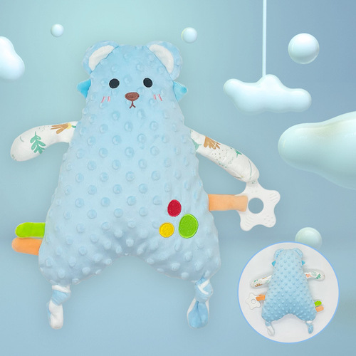 Infant and Toddler Soothing Towel Baby Sleep Soothing Doll Sleeping Aid Hand Puppet Velvet Toy Source Factory 