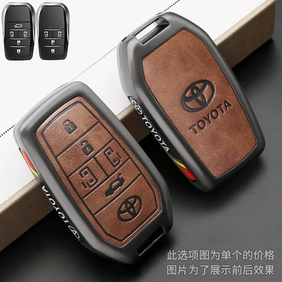Car key bag | of Toyota Avalon Key Covers - a2-single-shell-black-brown