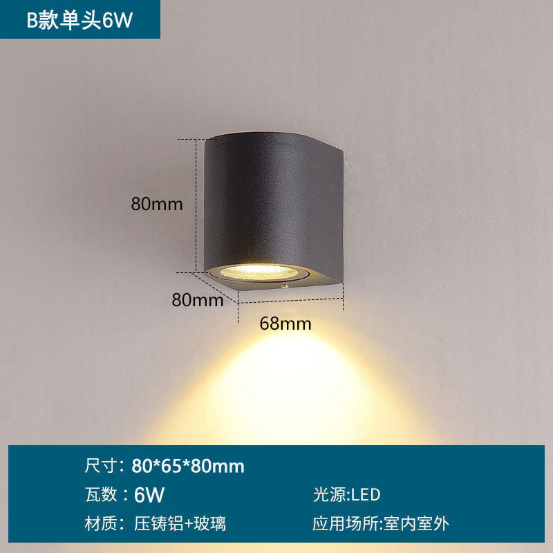 유형 B-싱글 헤드-6W