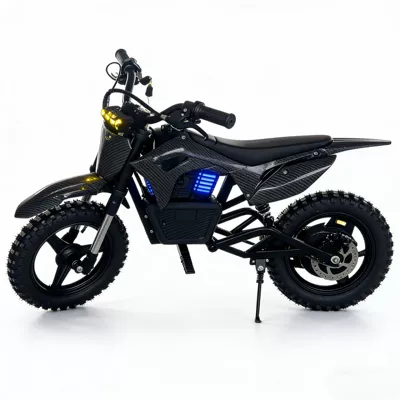 Children's Ktm Mini Motorcycle High-Power 350W Two-Wheeled Motorcycle 36V Electric Off-Road Mountain Bike (Elektrikli motosikletlər) - black