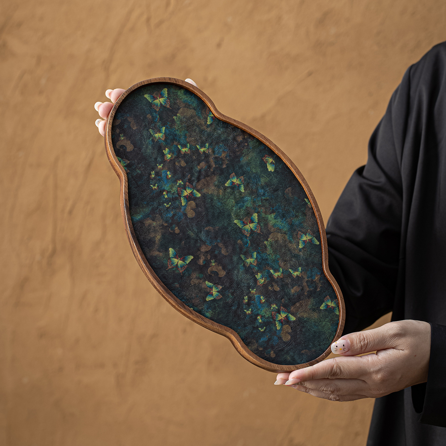 胡桃木托盘多款式实木壶承简约酒店茶盘单层壶托长方形家用干泡台