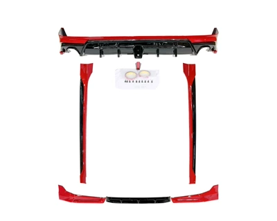 Suitable for the Eleventh Generation Civic Spoiler - the-11th-generation-civic-small-surround-full-set-of-sports-version-with-paint-order-notes
