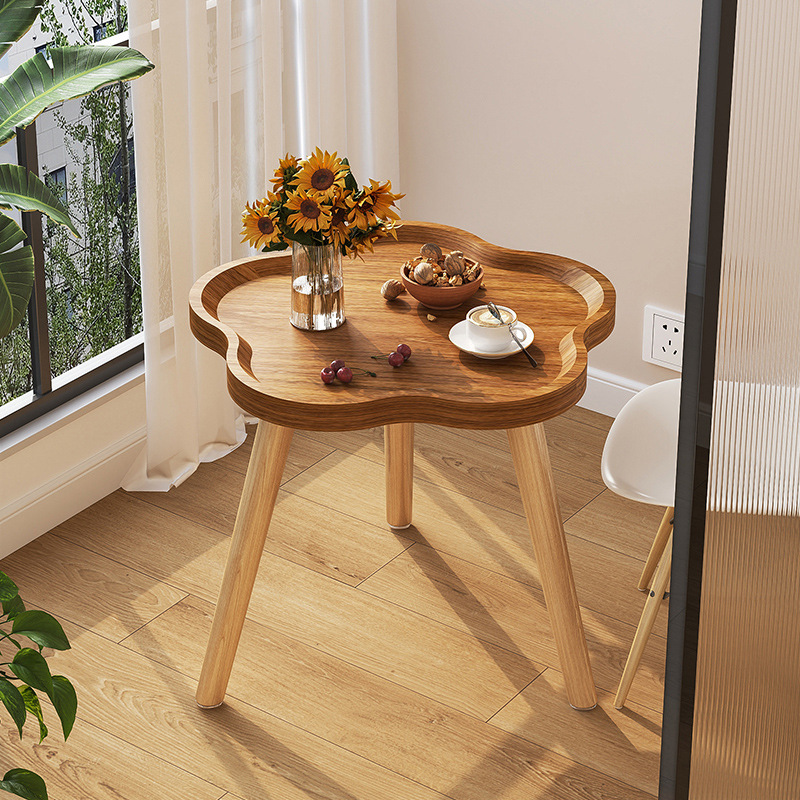 Sofa Side Table, Movable Coffee Table, Small Table, Bedside Mini Side Table, Living Room Corner Table, Balcony Small Table for Small Apartments