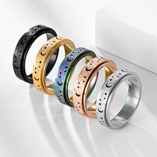 Glam Poker Stainless Steel Plating Unisex Rings display picture 1