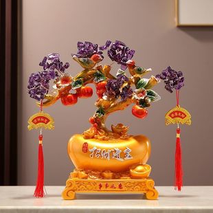 Persimmon Ruyi Persimmon Desktop Ornaments Entrance Living Room Money Tree Fortune Decoration Housewarming Gift