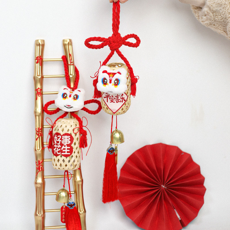 新年春节元宵节中国结万字结龙年灯笼手工DIY材料包儿童节日装饰