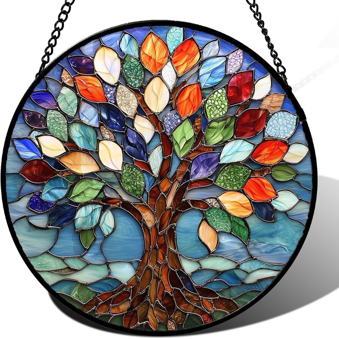 亚马逊 跨境新款 亚克力材质,彩色生命树捕光器