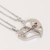 Brainteaser heart shaped for beloved, necklace, accessory for St. Valentine's Day, wholesale