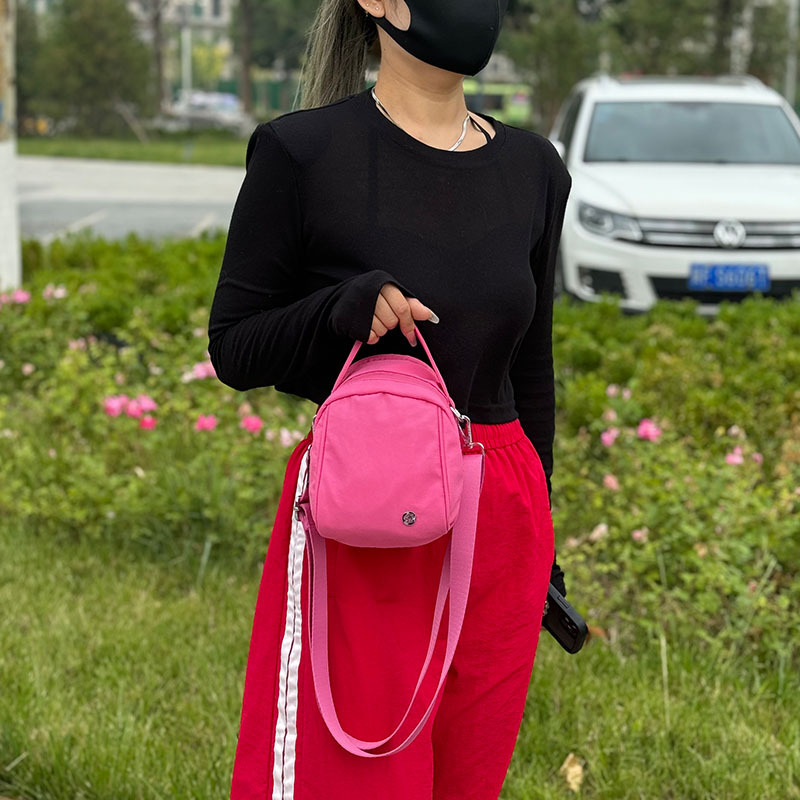 Waterproof Nylon Women's Fashion Lightweight Mini Backpack Multi-Compartment Shoulder Bag Commuter Shell Bag - Thumbnail 2