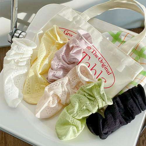Dui Dui Socks Spring and Summer Mesh Medium Socks Japanese Women's Candy Color Thin Cotton Socks Zhuji Women's Socks Wholesale