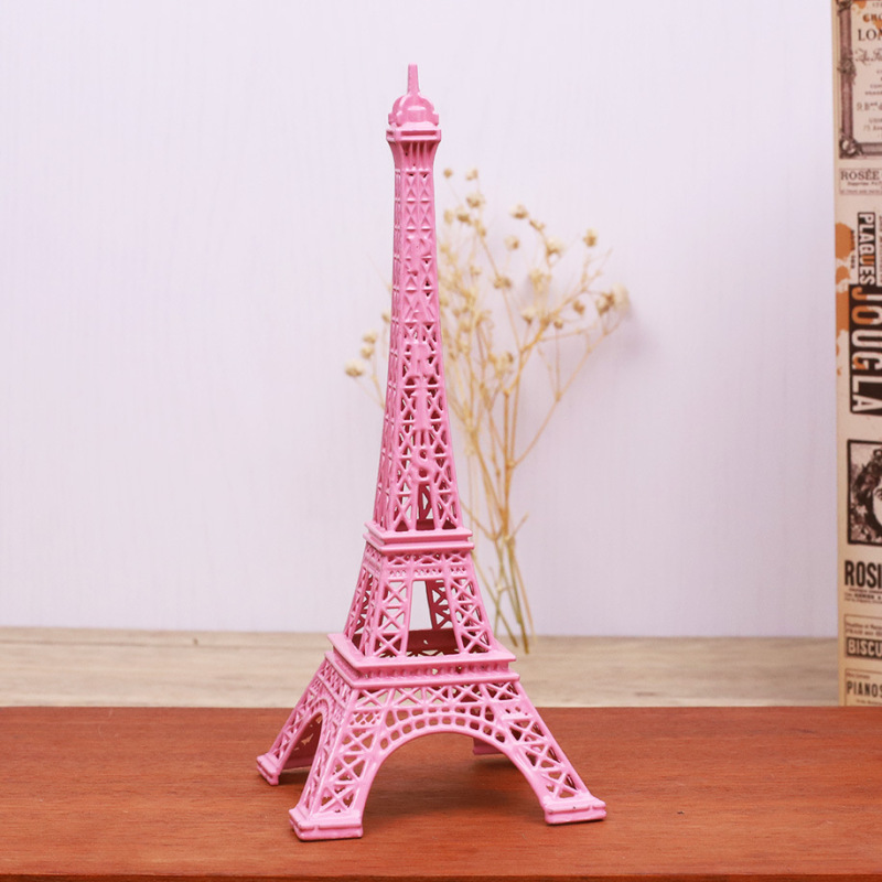 Pink Eiffel Tower Model European-style Ornaments Creative Home Trade Crafts Tourist Attractions Souvenirs Pink Eiffel Tower Model European-style Ornaments Creative Home Trade Crafts Tourist Attractions Souvenirs