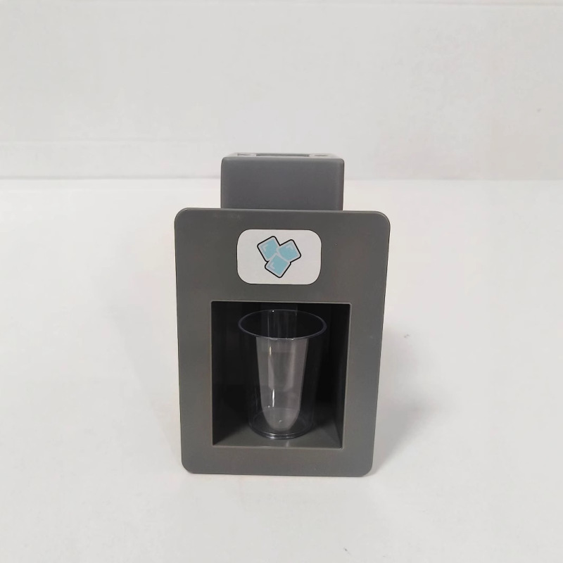Simulation ice maker toy gray body to send transparent plastic cup to give ice wooden kitchen foreign trade Simulation ice maker toy gray body to send transparent plastic cup to give ice wooden kitchen foreign trade