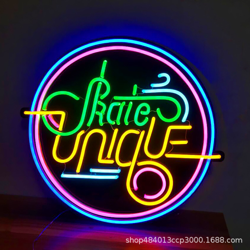 厂家定做柔性霓虹灯发光字定制ins网红墙广告室内外装饰霓虹灯牌