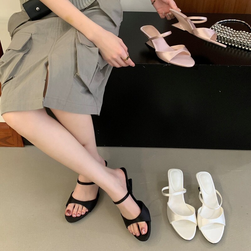 High-Heeled Nude Pink French-Style Elegant Sandals for Women, Suitable for Outdoor Wear, 2026 New Summer Model, Perfect for Pairing with Dresses, Vacation Sandals High-Heeled Nude Pink French-Style Elegant Sandals for Women, Suitable for Outdoor Wear, 2026 New Summer Model, Perfect for Pairing with Dresses, Vacation Sandals