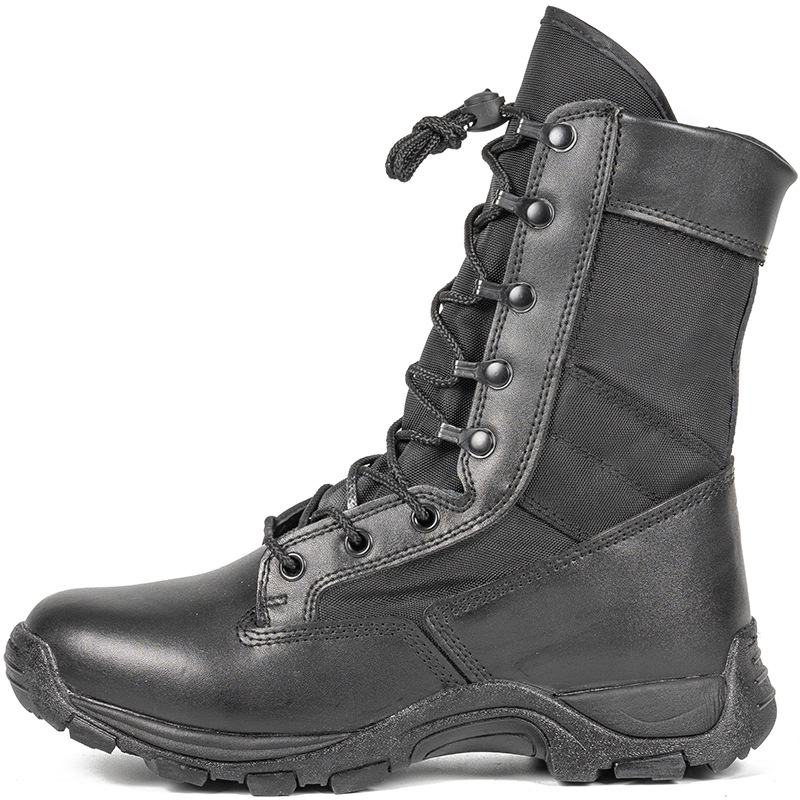 High-top combat boots Green desert boots Brown boots Light combat boots Training boots_voghion.com