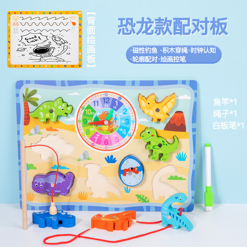 Juguetes de rompecabezas tridimensionales de madera, niños, números cognitivos, letras, frutas, formas de animales, bloques de construcción, educación temprana divertida