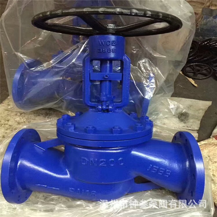 WJ41H-25C 波纹管法兰截止阀 高温蒸汽导热油化工截止阀 DN100